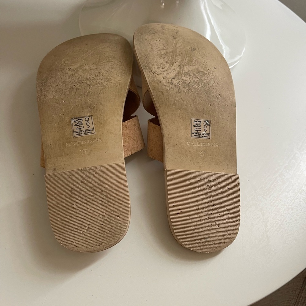 Women Free People Beige Sandal - Picture 6 of 6